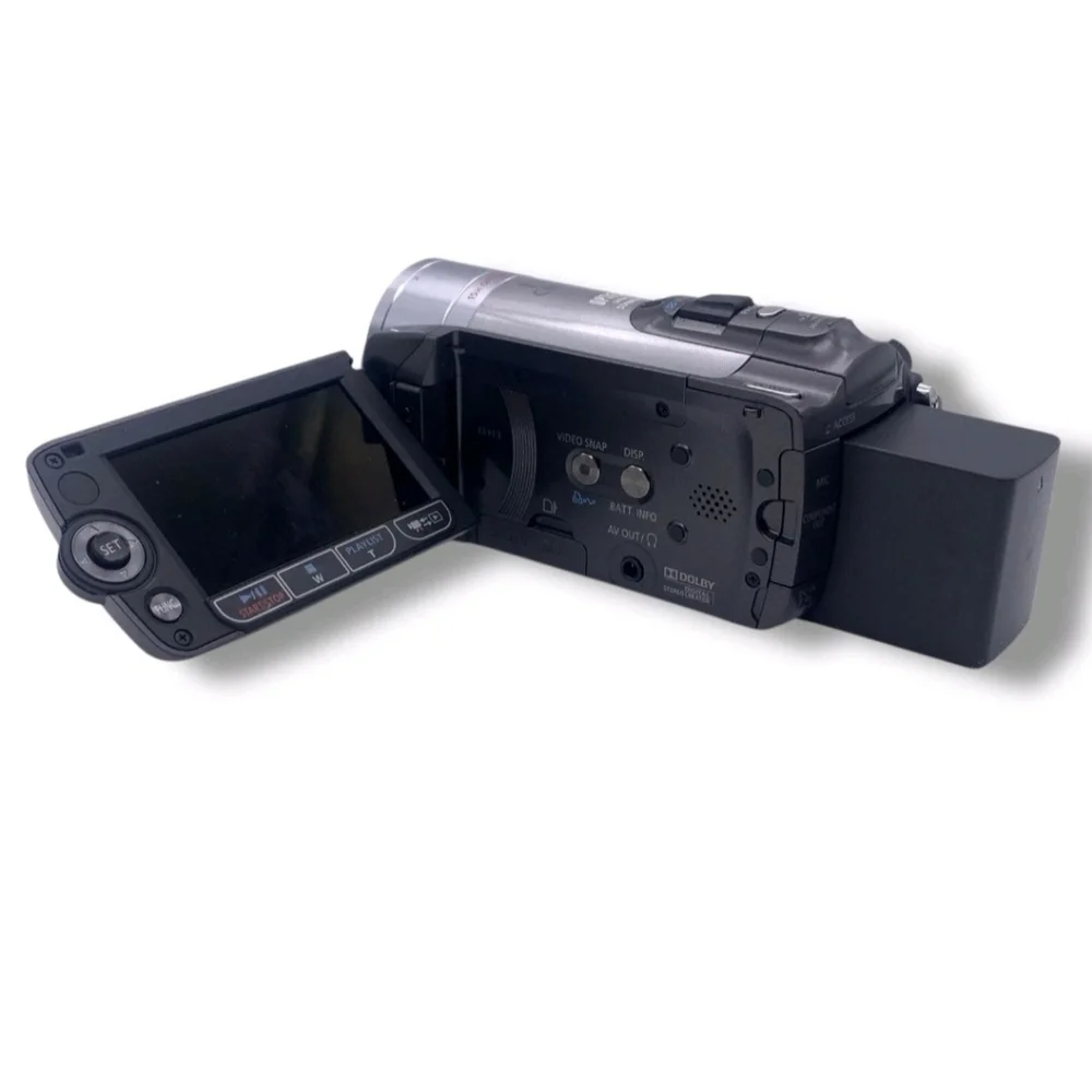 Canon VIXIA HF R200 Full HD 1080p AVCHD Camcorder Turns On NO SCREEN New Battery
